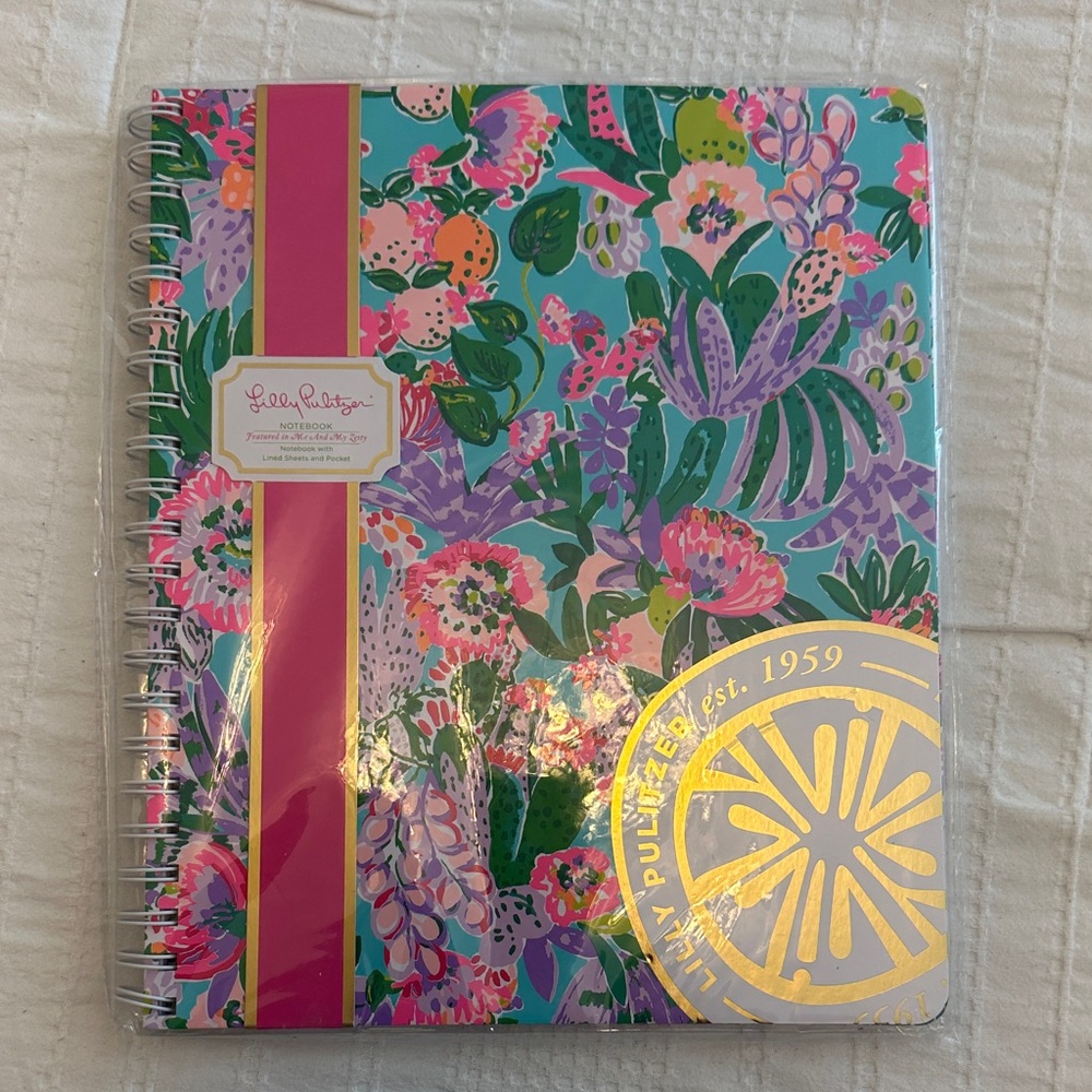 Lilly Pulitzer New Colorful Floral Notebook